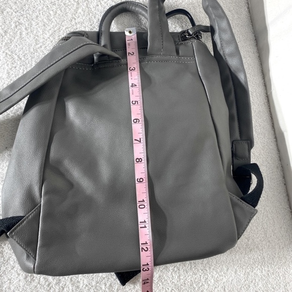 5/$25 Seven Days Grey Vegan (Faux) Leather Backpack - Picture 13 of 14